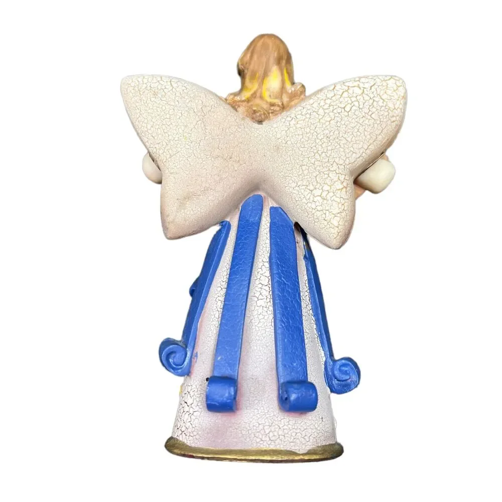 Peace Angel Statue Figurine Christmas Holiday Religious Rustic Farmhouse Style